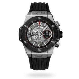 Replica Hublot Big Bang Men Automatic Grey Rubber Watch 441.NM.1170.RX