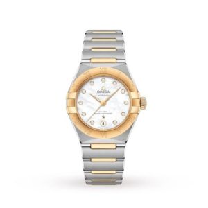 Replica Omega Constellation Women Automatic Mother of Pearl Stainless Steel Watch O13120292055002